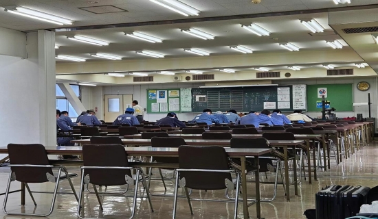 日本焊接考试现场，期待考生们取得好成绩，加油！